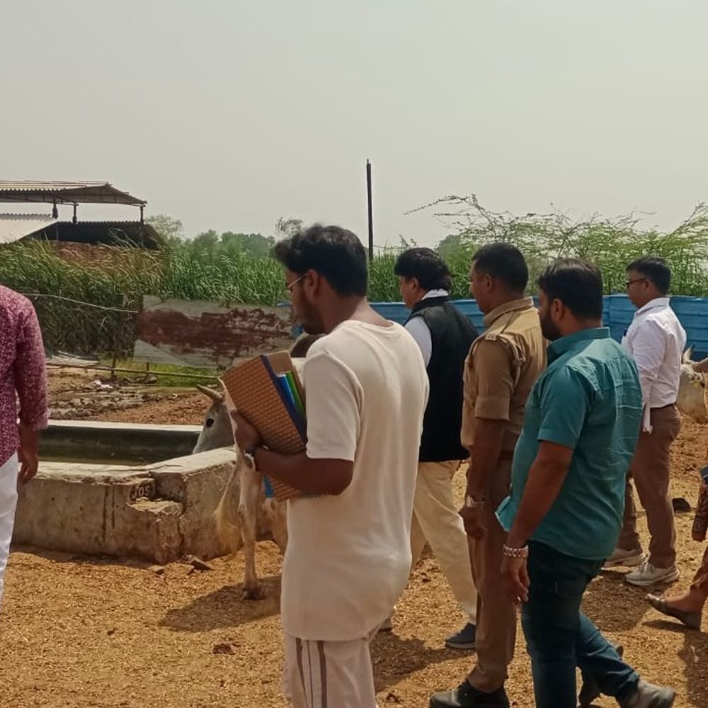 अव्यवस्थाएं मिलने पर सचिव-प्रधान को लगाई फटकार:गौ सेवा आयोग के उपाध्यक्ष ने किया गौशाला का, व्यवस्था सुधारने के निर्देश