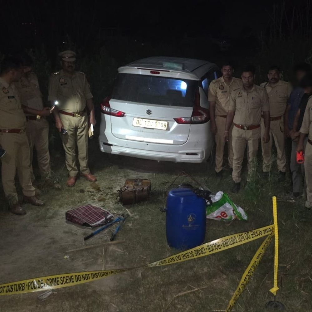 ट्रांसफार्मर से तेल चोर गिरोह से पुलिस की मुठभेड़:हरदोई में 2 चोर के पैर में लगी गोली, 8 गिरफ्तार