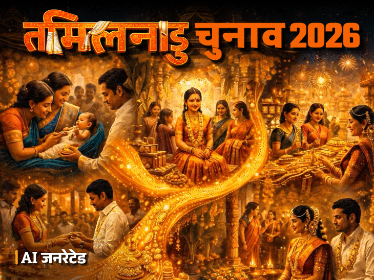 जीतने पर हर दुल्हन को 8 ग्राम सोना देंगे विजय:तमिलनाडु के घरों में अमेरिकी खजाने जितना सोना, आखिर इस दीवानगी की वजह क्या है