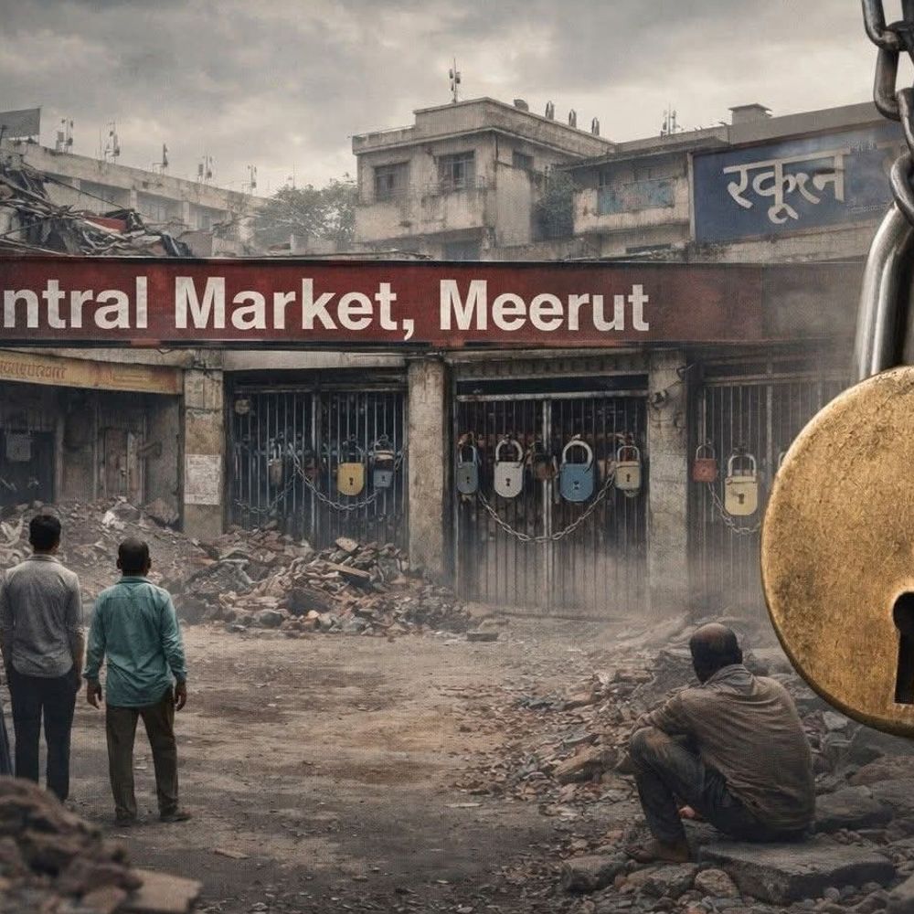 हल्ला बोल कार्यक्रम से पहले पुलिस का एक्शन:मेरठ में संयुक्त व्यापार संघ के अध्यक्ष हाउस अरेरस्ट, अतुल प्रधान समेत 20 पर तस्करा