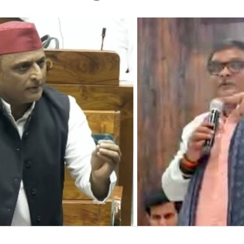 अखिलेश के मंदिर दर्शन पर गंगाजल से धोने का विवाद:कन्नौज से पूर्व भाजपा विधायक बोले- मुसलमानों संग गए थे, कई ने जूते पहने थे