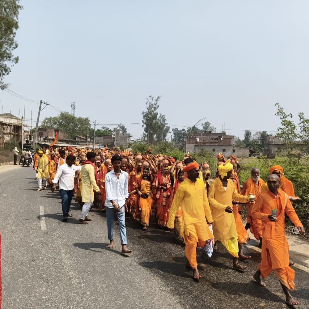 कोल्हुआ में शिव शक्ति महायज्ञ शुरू:जमुई में 1100 कन्याओं-महिलाओं ने निकाली कलश यात्रा, सांस्कृतिक उत्सव का बना केंद्र