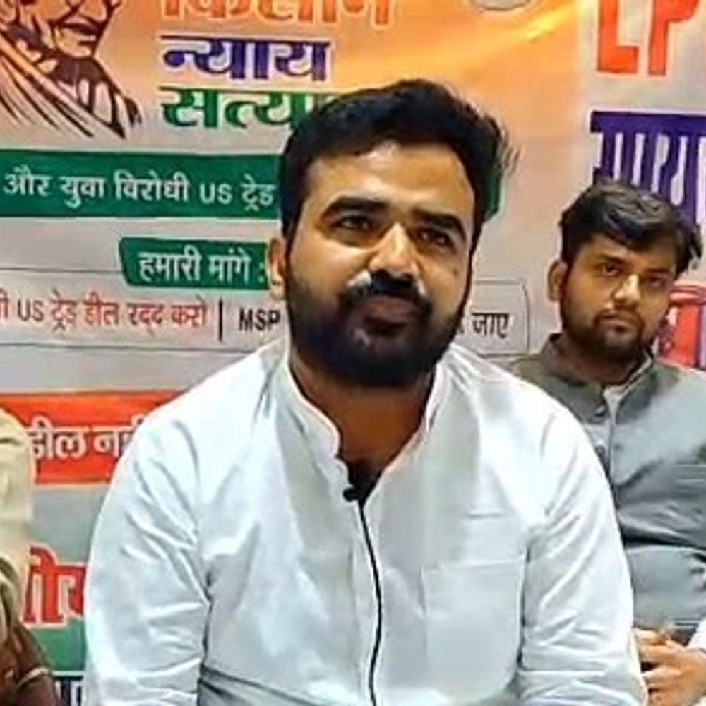 युवा कांग्रेस अध्यक्ष दीपक शिवहरे का केंद्र पर हमला:स्मार्ट मीटर, LPG और ट्रेड डील पर उठाए सवाल, कहा छोटे व्यापारियों का नुकसान होगा