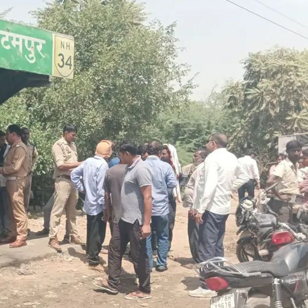 कानपुर में डंपर ने महिला को कुचला, मौत:बेटा गंभीर रूप से घायल, अपनी बेटी के घर जा रही थी