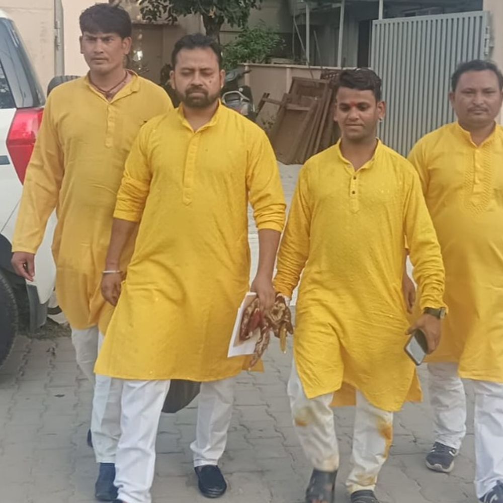 हल्दी रस्म छोड दूल्हा खंजर लेकर अधिकारी के पास पहुंचा:बोला-कल मेरी शादी है सिलिंडर दे दो, दिखाना पड़ा शादी का कार्ड और मेन्यू