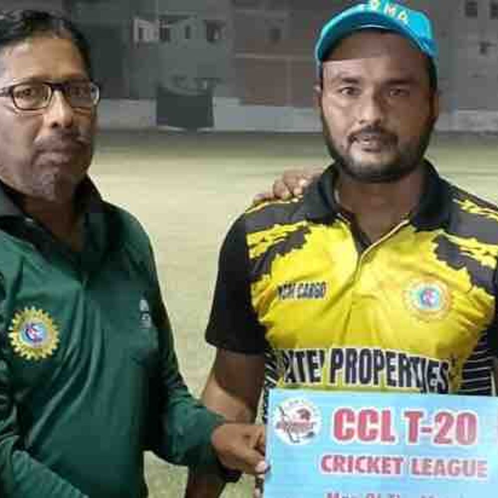 CCL-T20 टूर्नामेंट में पटेल प्रापर्टीज, क्रेजी रेंजर्स जीते:रोमांचक मुकाबलों में खिलाड़ियों ने दिखाया बेहतरीन प्रदर्शन