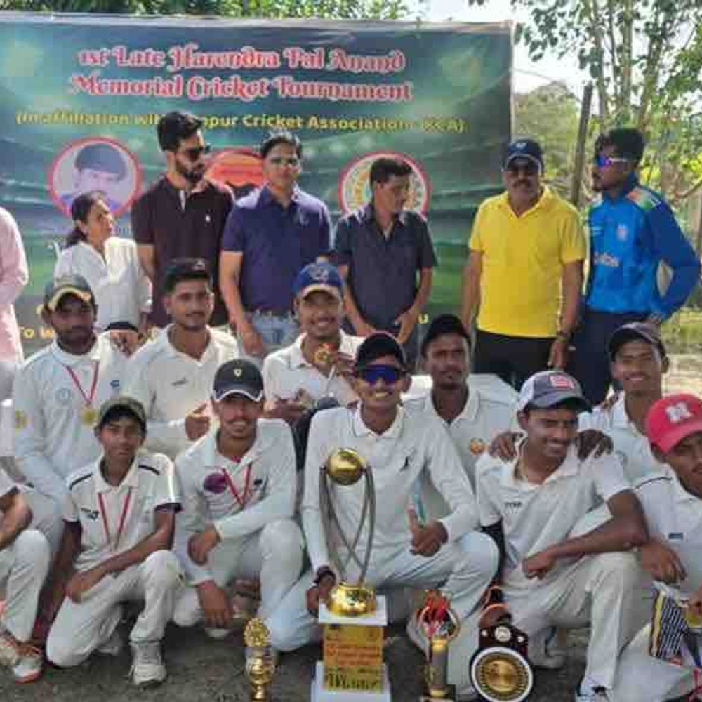ओलंपिक क्लब ने जीता हरेंद्र पाल आनंद क्रिकेट खिताब:अशोका ज्योति को फाइनल में 9 विकेट से हराया