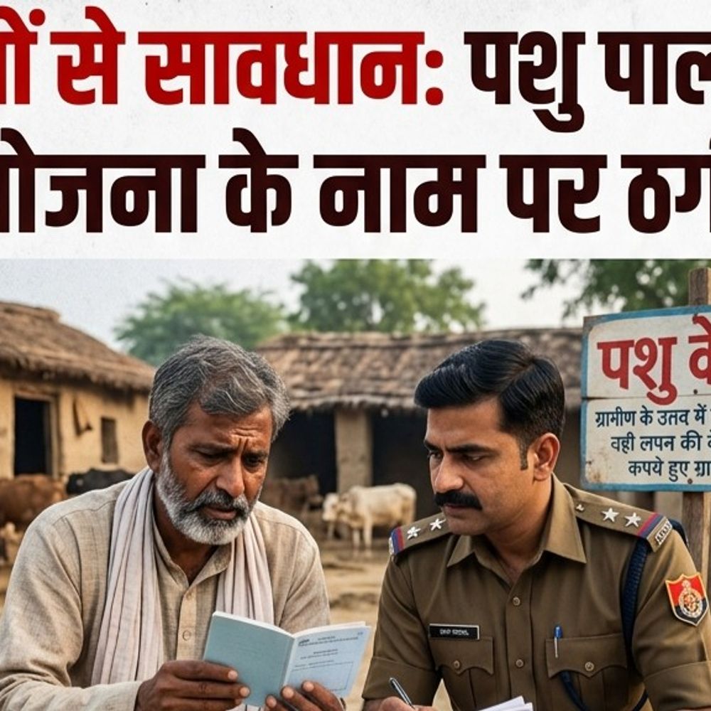 रामपुर में पशुपालन योजना के नाम पर 20 लाख की:आरोपी युवक फरार, पुलिस नेक्सस और सीडीआर खंगाल रही