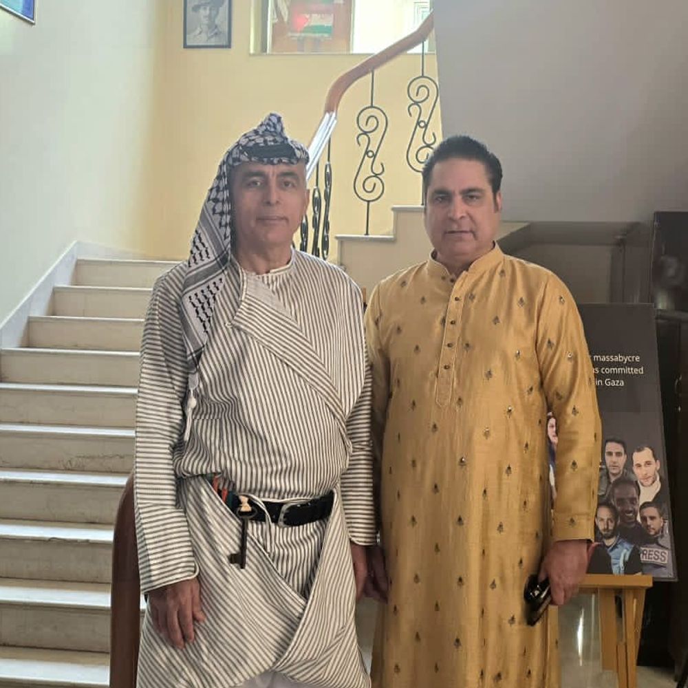 नवेद मियां ने फिलिस्तीनी कैदी दिवस कार्यक्रम में शिरकत:नई दिल्ली में फिलिस्तीनी कैदियों के समर्थन का संदेश दिया