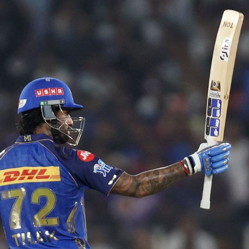 मुंबई ने गुजरात को 200 रन का टारगेट दिया:तिलक वर्मा का पहला IPL शतक, 7 छक्के लगाए; रबाडा को 3 विकेट