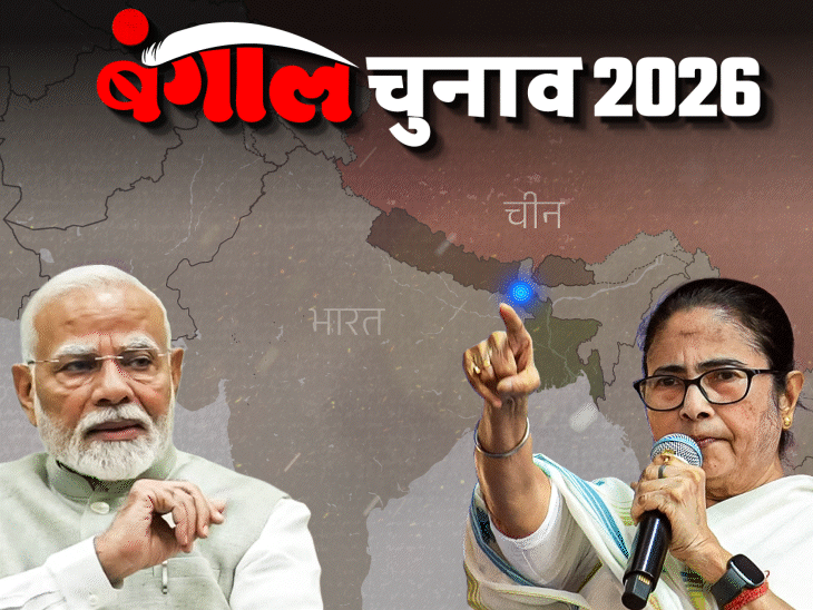 मुस्लिम बहुल 6 जिलों में बसती है ममता की जान:TMC की आधी सीटें यहीं से; क्या ममता के ‘चिकेन नेक’ पर शिकंजा कसेगी बीजेपी