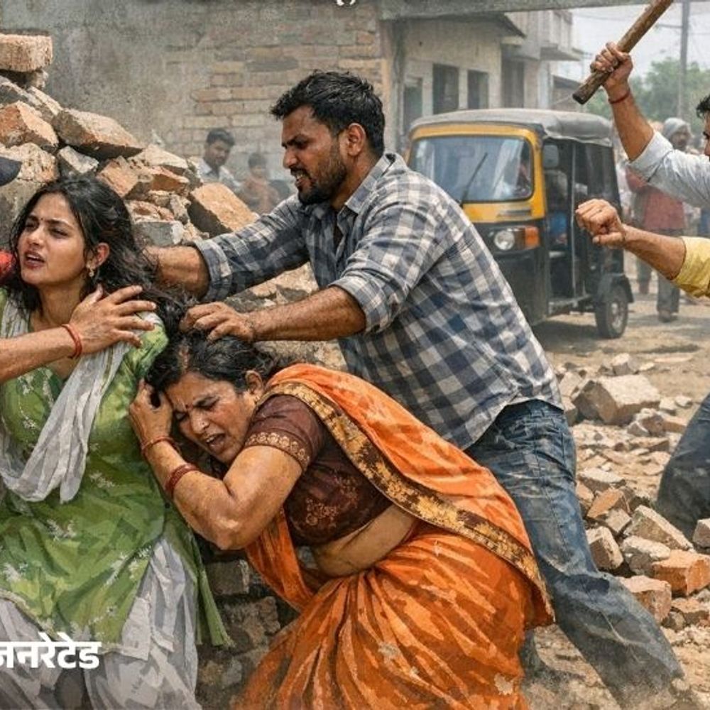 दीवार गिराने का विरोध करने पर युवती से छेड़छाड़:बीकेटी में ऑटो चालक सहित 7 पर मां-बेटी की पिटाई का केस दर्ज