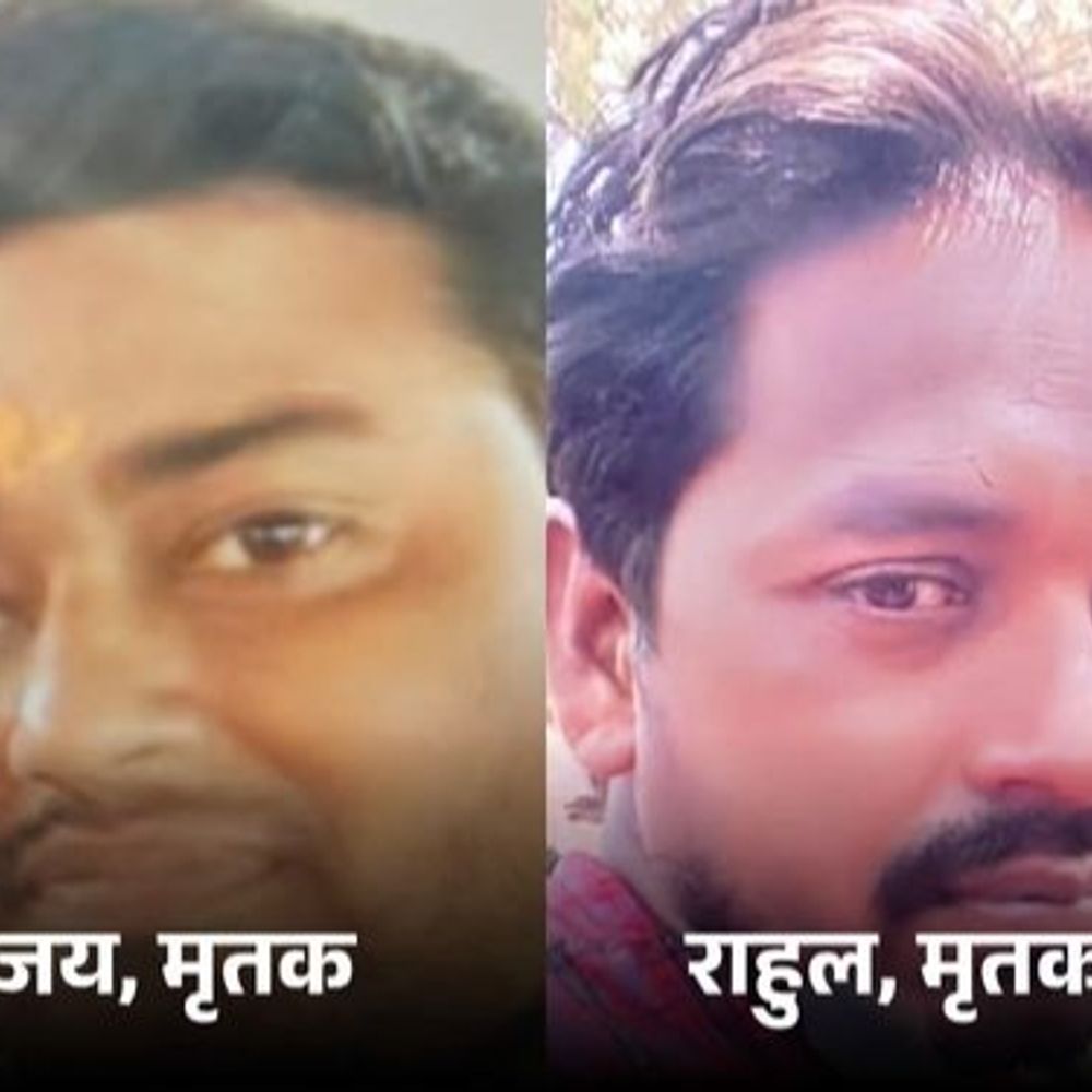 हाथरस में हाईवे हादसे में जीजा-साले की मौत:वाहन ने बाइक को मारी टक्कर, चालक फरार; ऐवरनपुर के पास दोपहर में हुआ हादसा