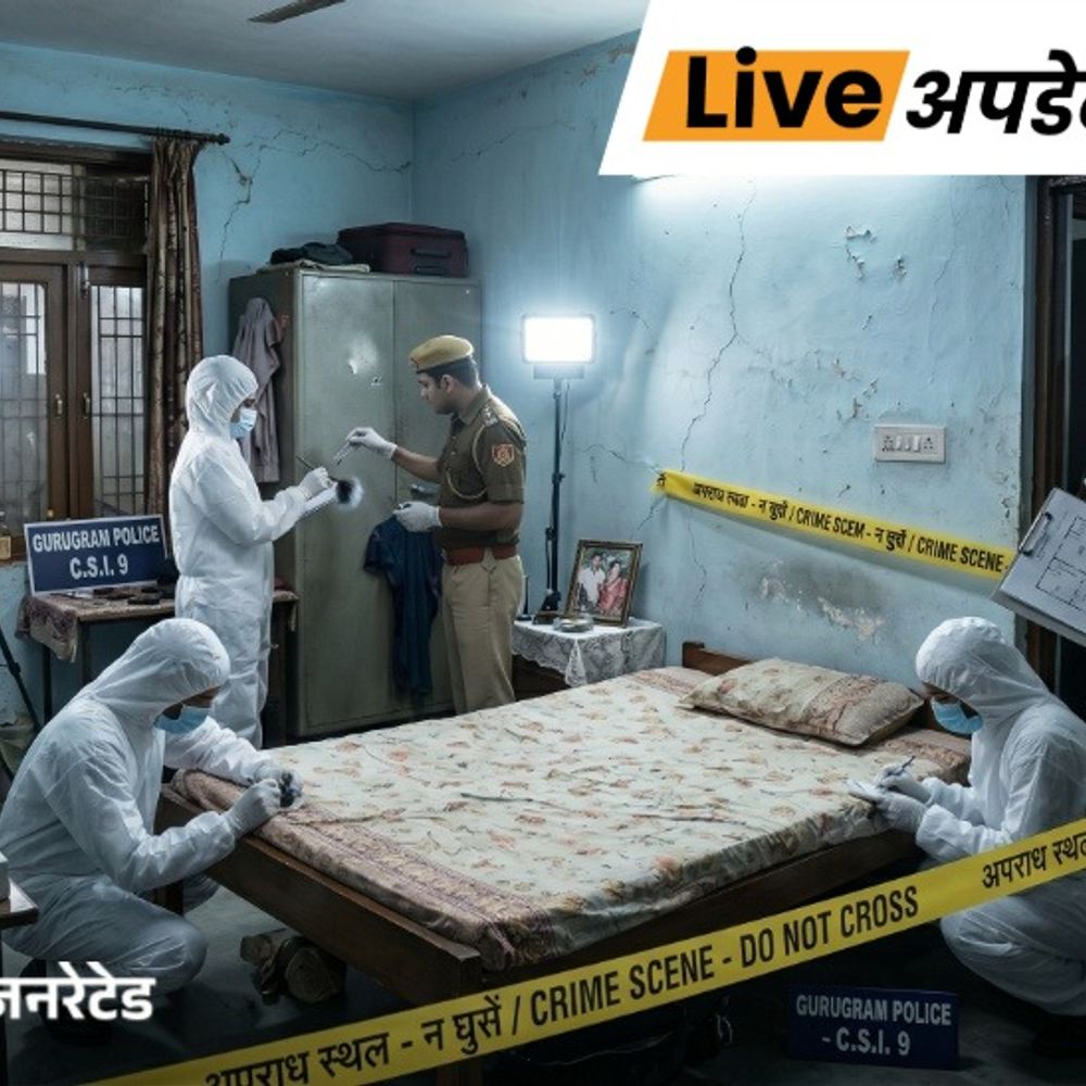 भास्कर अपडेट्स:गुरुग्राम में टैक्सी ड्राइवर ने पत्नी की हत्या की, खुद को फांसी लगाई