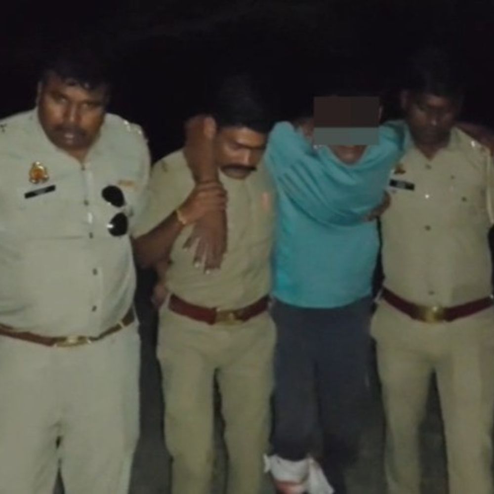 सहारनपुर पुलिस-मुठभेड़ में शातिर बदमाश घायल:तमंचा के साथ आरोपी गिरफ्तार, 50 हजार नकद बरामद