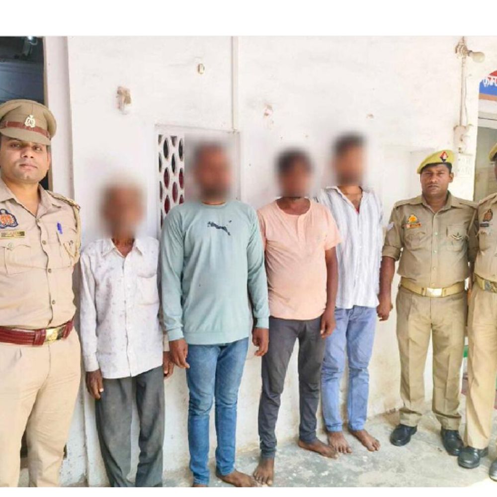 युवक की हत्या में मुख्य आरोपी सहित 5 गिरफ्तार:मामूली विवाद में की थी ईंट से मारकर हत्या, पुलिस के सामने मांगी माफी