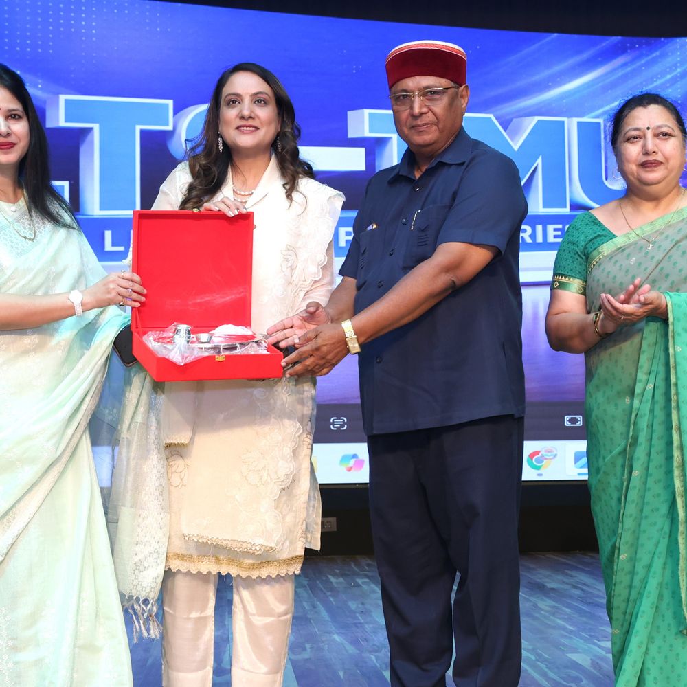 TMU लीडरशिप टॉक में सोनल ने दिए सफलता के टिप्स:बोलीं-जीवन में असफलता से डरने की नहीं, बल्कि उसे स्वीकार करते हुए सीखने की जरूरत