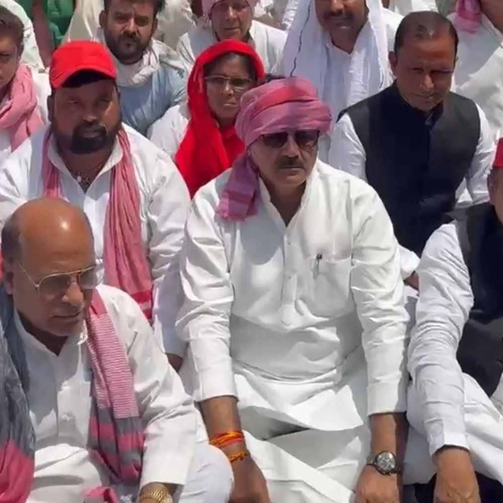 गाजीपुर पथराव- सपा के 47 नेताओं पर नामजद मुकदमा:200 अज्ञात पर भी केस, कटरिया गांव में बवाल के बाद कार्रवाई