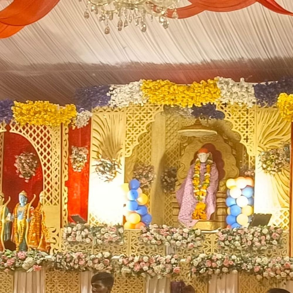 लखनऊ में सांई मंदिर का 16वां स्थापना दिवस:पालकी यात्रा और भजन संध्या में झूमे श्रद्धालु