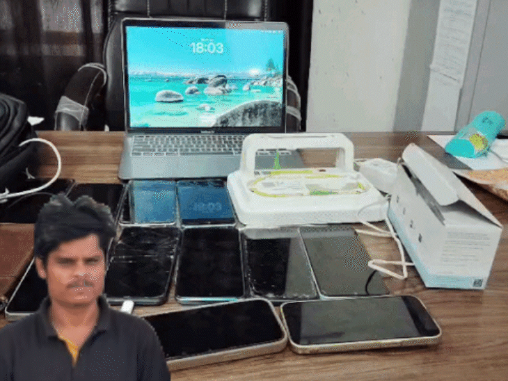 पाकिस्तान से मिले गैंग को ऑर्डर, हर अकाउंट पर कमीशन:साइबर ठग इंजीनियरिंग का स्टूडेंट, 50 से ज्यादा बैंक खातों से पैसा ट्रांसफर