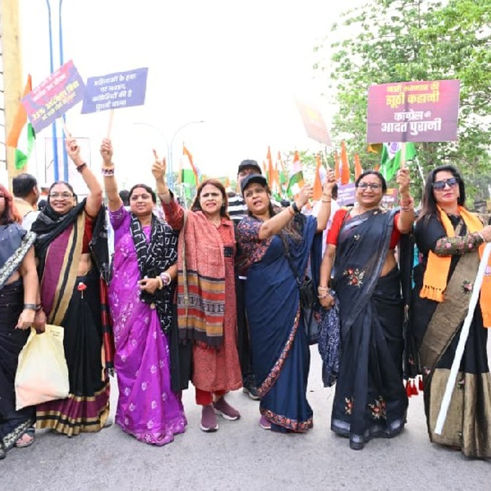 आज से प्रदेशभर में BJP का जनआक्रोश महिला सम्मेलन:दो दिन चलेंगे सम्मेलन, 26-27 को पुतला दहन, 27 अप्रैल को विशेष सत्र