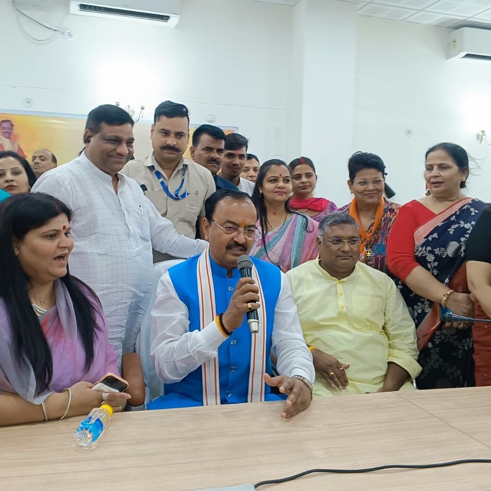 बरेली में डिप्टी सीएम का विपक्ष पर हमला:महिला आरक्षण पर बोले- नारी शक्ति का अपमान नहीं सहेगा हिंदुस्तान, देश की जनता बदला लेगी