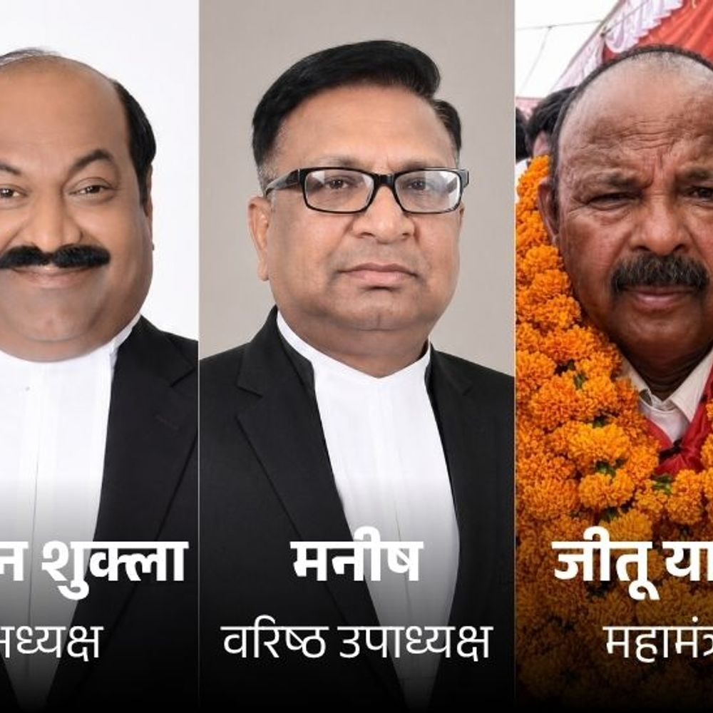 लखनऊ बार एसोसिएशन के अध्यक्ष बने जीएन शुक्ला:वरिष्ठ उपाध्यक्ष मनीष श्रीवास्तव और महामंत्री चुने गए जीतू यादव