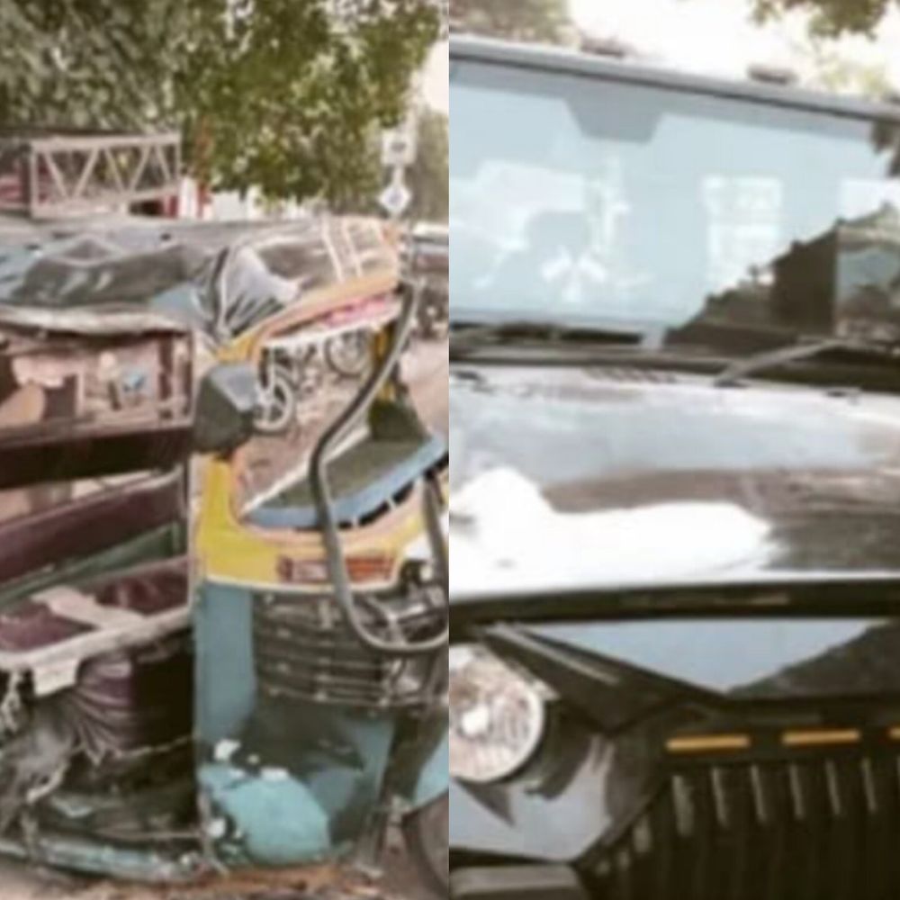 बरेली में कार सवार डॉक्टर ने टैंपो में टक्कर मारी:किसान की मौत, चालक घायल; दवा लेकर घर लौट रहे थे