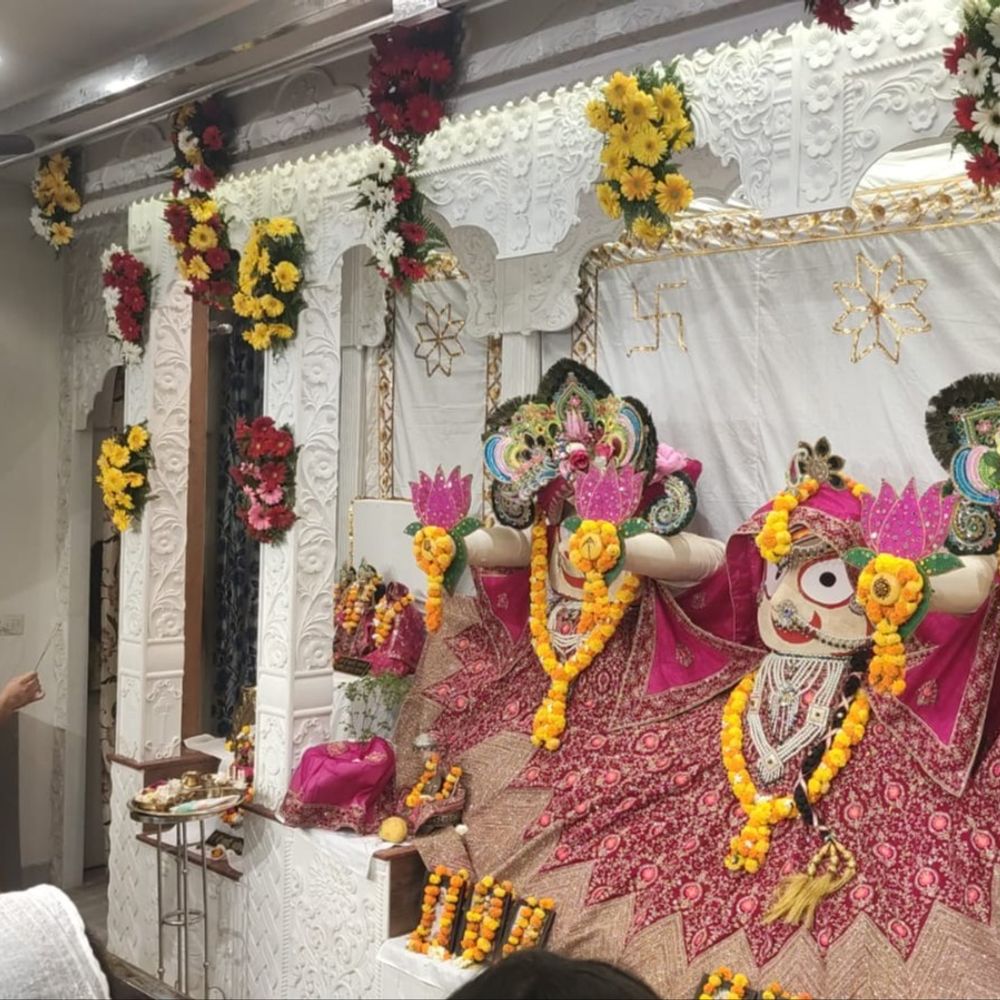 श्री जगन्नाथ मंदिर में धूमधाम से मनाया गया जानकी प्राकट्योत्सव:अभिषेक, संकीर्तन और विशेष आरती हुई, उमड़ी भक्तों की भीड़