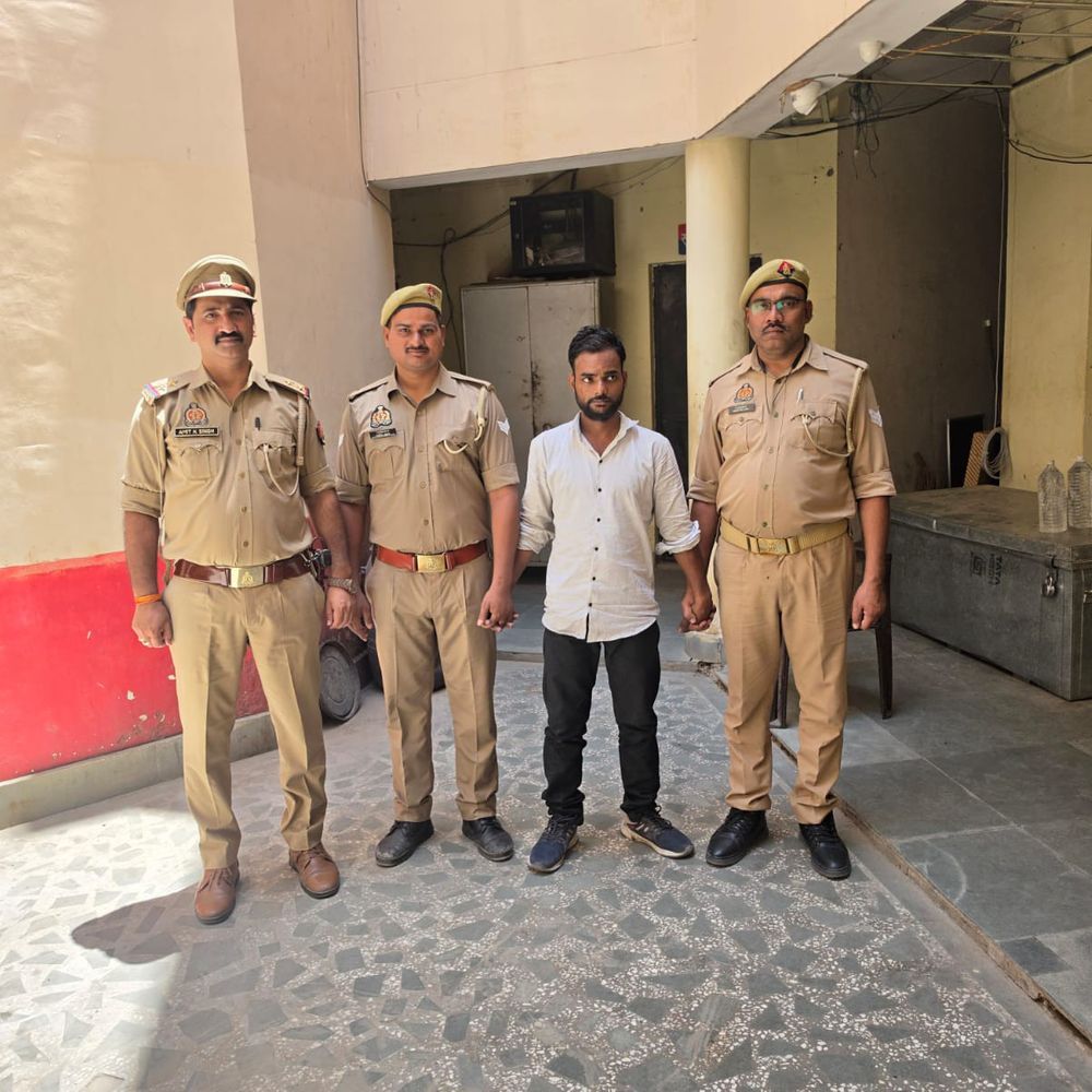 दुष्कर्म और एससी-एसटी एक्ट का आरोपी गिरफ्तार:सोनभद्र में रॉबर्ट्सगंज पुलिस ने फरार सूरज कश्यप को जेल भेजा