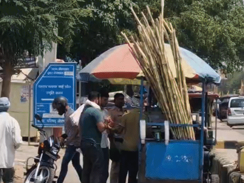 औरंगाबाद में पारा 42 डिग्री के पार:बाजारों में सन्नाटा छाया, जूस-गन्ने के रस की दुकानों पर भीड़, नगर परिषद ने पानी की व्यवस्था की