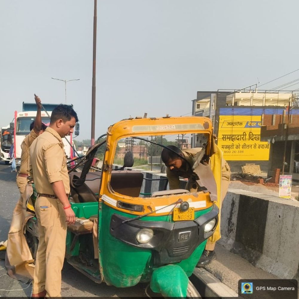 कानपुर में ट्रक-ऑटो की टक्कर, दो की मौत:ओवरटेक के प्रयास में हुआ हादसा, ड्राइवर फरार
