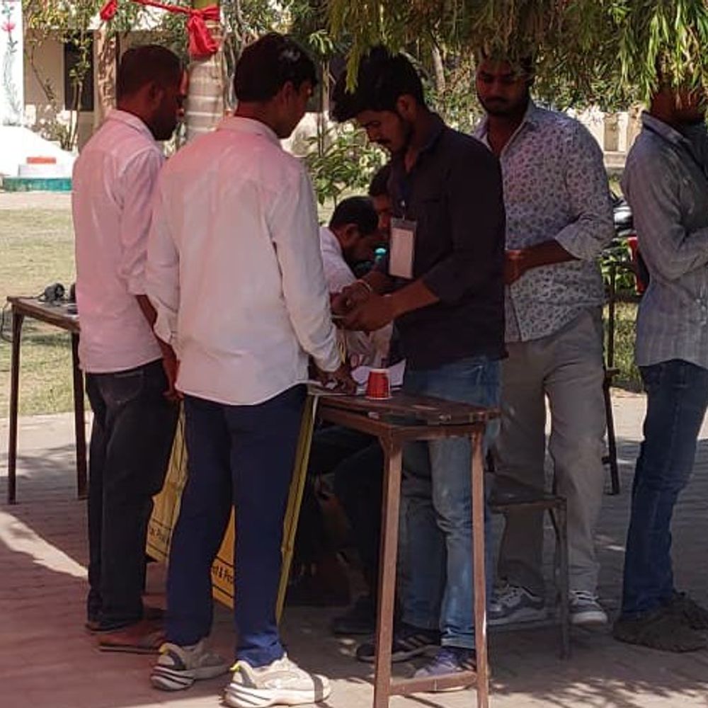 होमगार्ड भर्ती परीक्षा शुरू, पहले दिन 1304 अनुपस्थित:जिले के 6 केंद्रों पर हुई परीक्षा, तीन दिन तक चलेगी