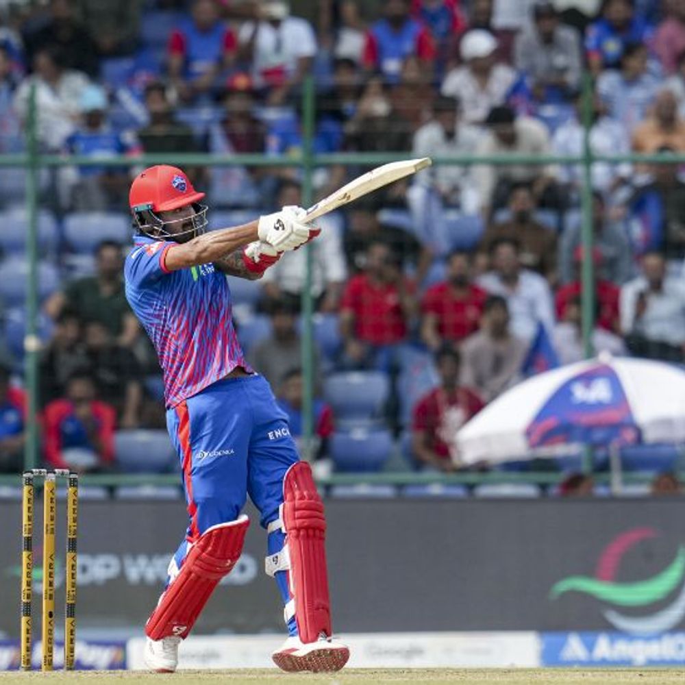 IPL-केएल राहुल की फिफ्टी:राणा के साथ अर्धशतकीय साझेदारी भी पूरी, पंजाब के खिलाफ दिल्ली का स्कोर 102/1