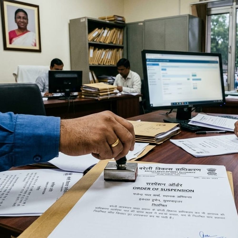 डिप्टी सीएम की फटकार का असर:बीडीए के दो लापरवाह अधिकारियों पर गिरी गाज, अवैध निर्माणों पर सुस्त कार्रवाई पड़ी भारी