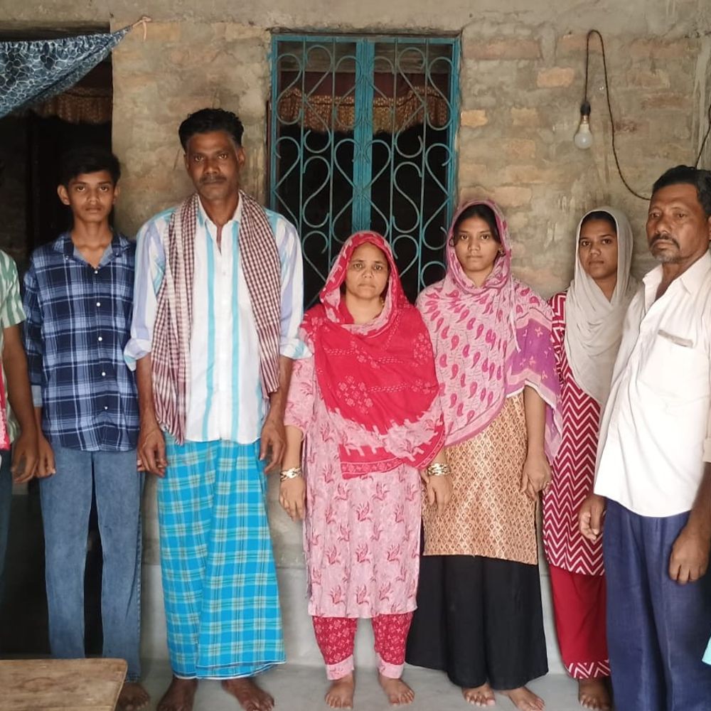 मजदूर के परिवार से माले नेताओं ने की मुलाकात:  समस्तीपुर के मजदूर की हरियाणा के आंदोलन में गिरफ्तारी हुई थी; कम भुगतान का कर रहे थे विरोध – Samastipur News