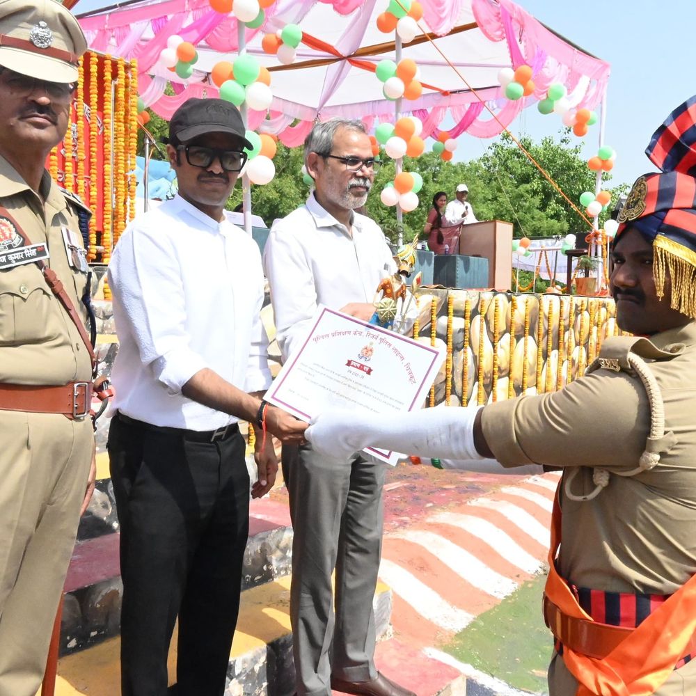 449 रिक्रूट आरक्षियों ने चित्रकूट में ली शपथ:नौ माह के प्रशिक्षण, दीक्षांत परेड समारोह आयोजित