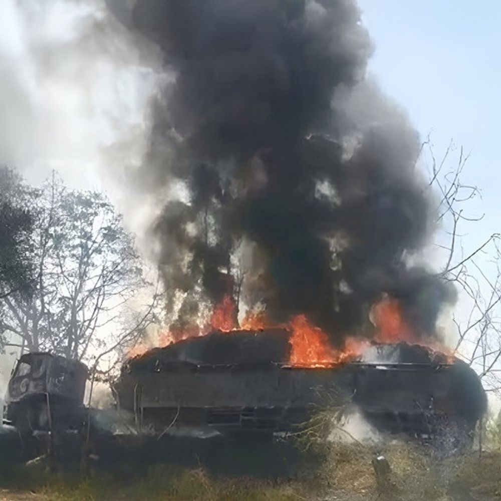 जींद में टायरों से भरे ट्रक में लगी आग:  गुजरात से लोड करके लाया था ड्राइवर; कूदकर बचाई जान, लाखों का नुकसान – Gohana News