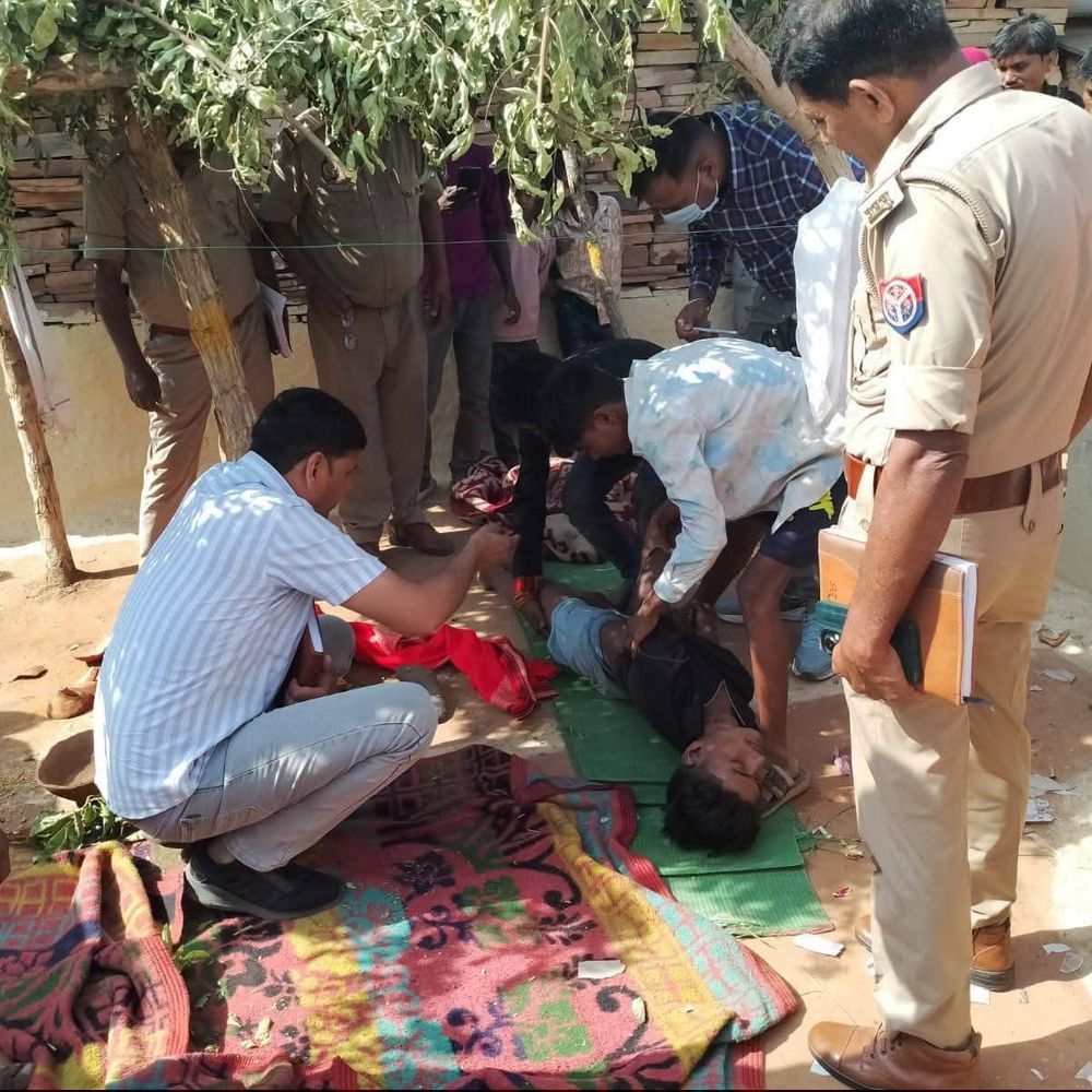 प्रेमिका की शादी से नाराज युवक ने की आत्महत्या:ललितपुर में परिजनों ने शव मंडप में रखकर किया हंगामा, पुलिस जांच में जुटी