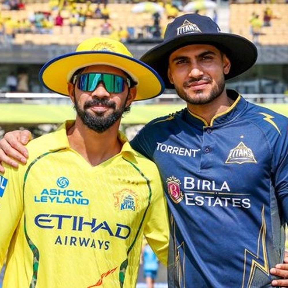 IPL- चेन्नई के खिलाफ गुजरात ने पहले गेंदबाजी चुनी:CSK ने पिछले 4 में से 3 मैच जीते, महेंद्र सिंह धोनी फिर नहीं खेल रहे