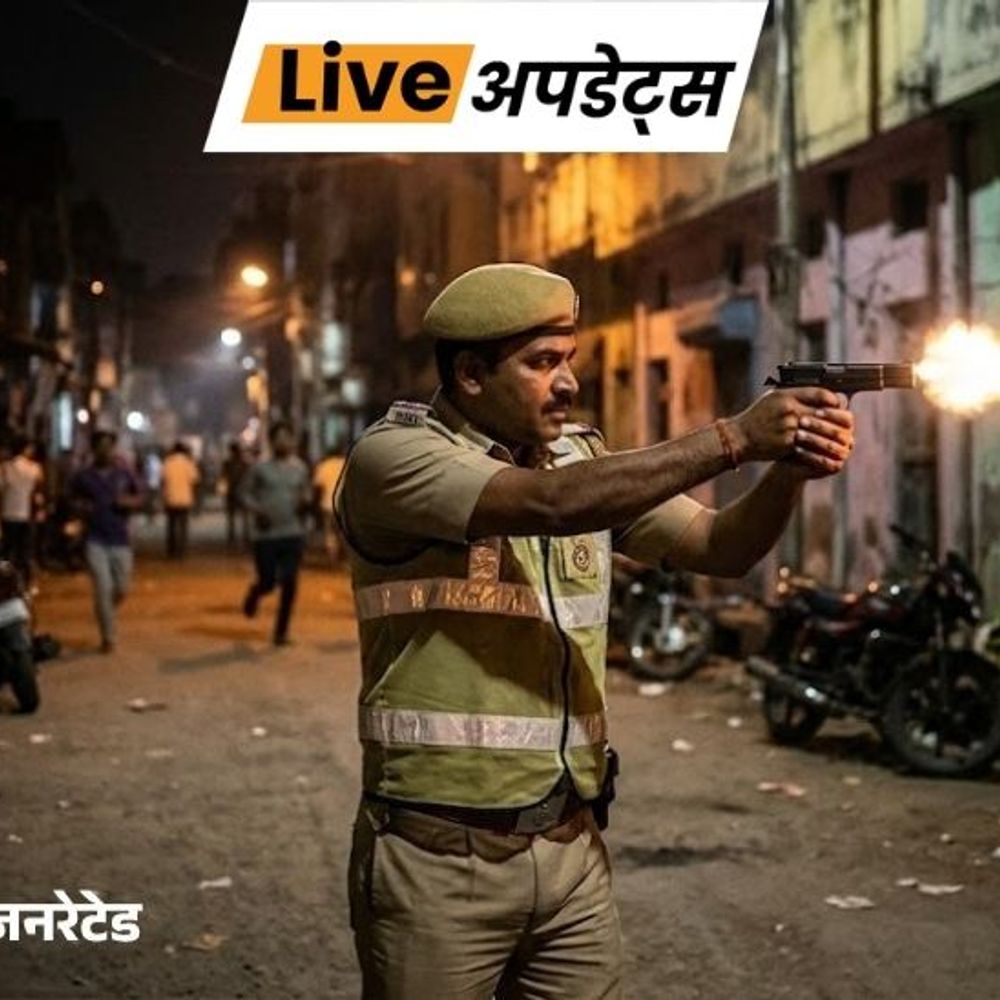 भास्कर अपडेट्स:दिल्ली में पुलिसकर्मी ने दो मजदूरों पर फायरिंग की, एक की मौत