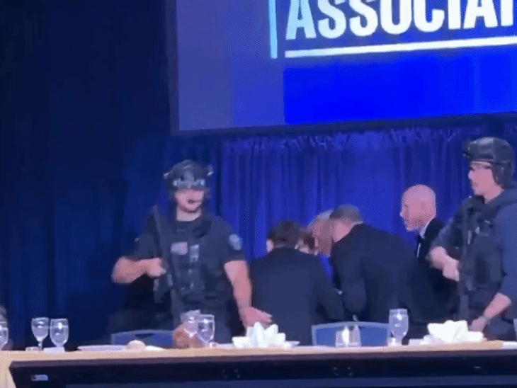 वॉशिंगटन में होटल के बाहर फायरिंग, ट्रम्प अंदर थे:हमलावर पकड़ा गया; सभी मेहमानों को मेज के नीचे छिपने को कहा गया, सभी सुरक्षित