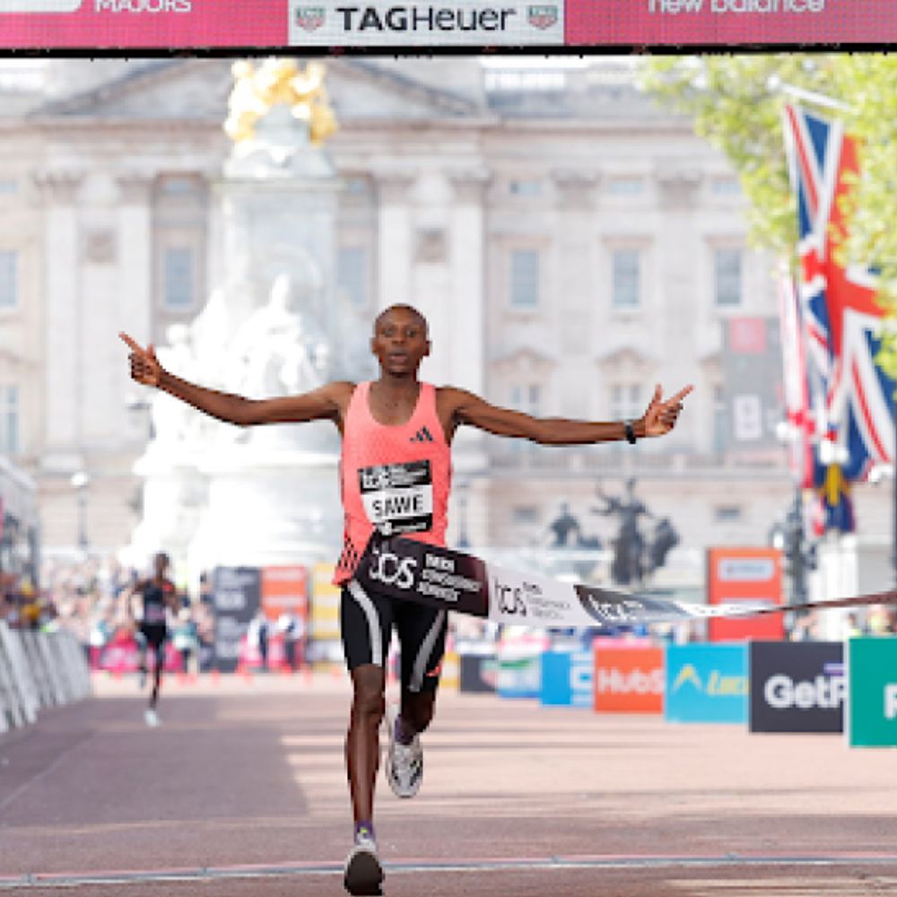 सेबेस्टियन ने 2 घंटे से कम में मैराथन पूरी की:ऐसा करने वाले दुनिया के पहले एथलीट बने, 1:59:30 की टाइमिंग के साथ लंदन मैराथन जीती