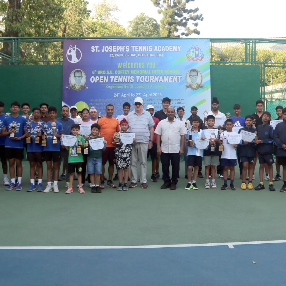 6वें ब्रदर एसई कॉफी मेमोरियल टेनिस:शौर्य और अराइना का शानदार प्रदर्शन, टीम इवेंट में वेल्हम बॉयज का दबदबा