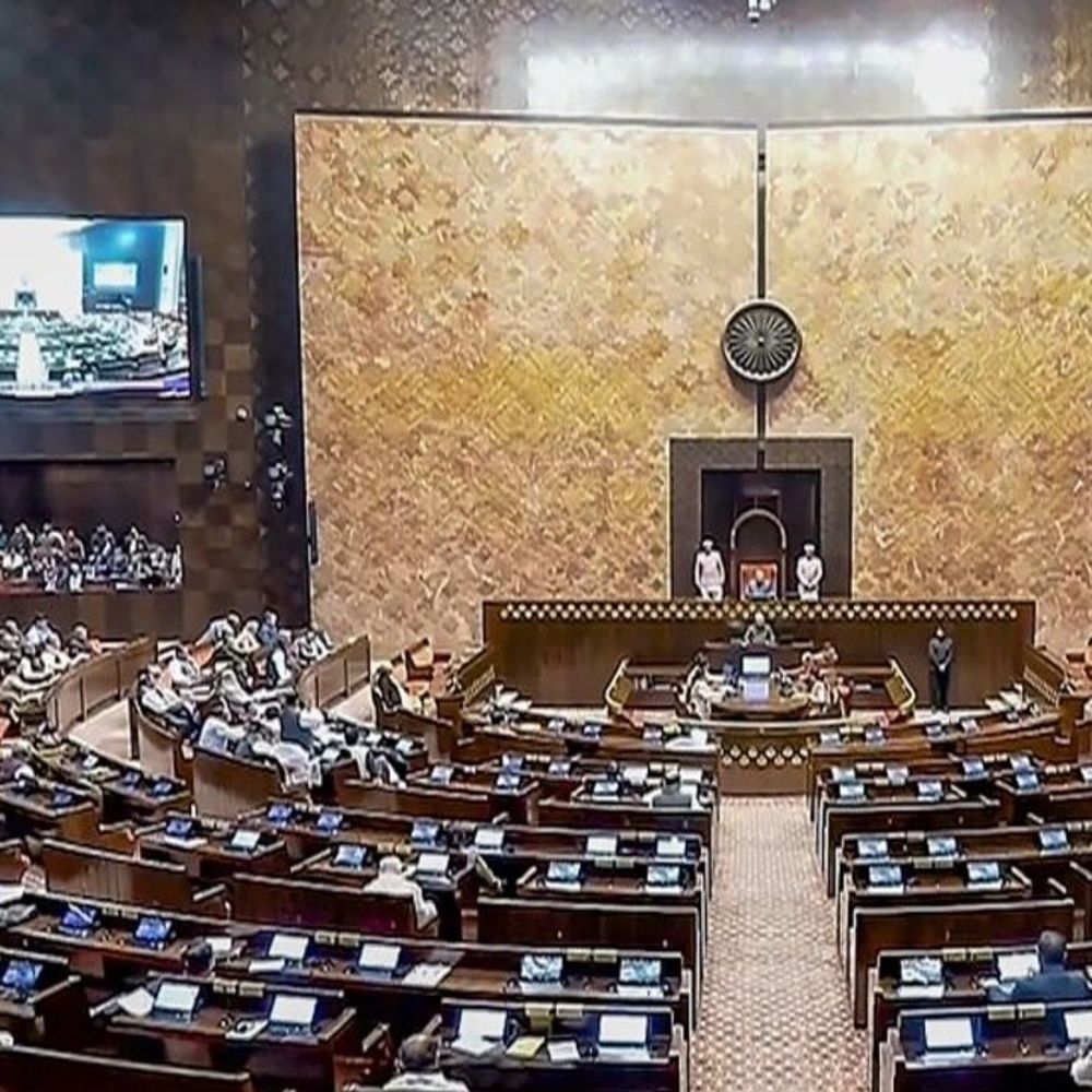 राज्यसभा में भाजपा के 7 सांसद बढ़े, संख्या 113 हुई:AAP 3 पर सिमटी; सभापति ने AAP के 7 सांसदों के विलय को मंजूरी दी
