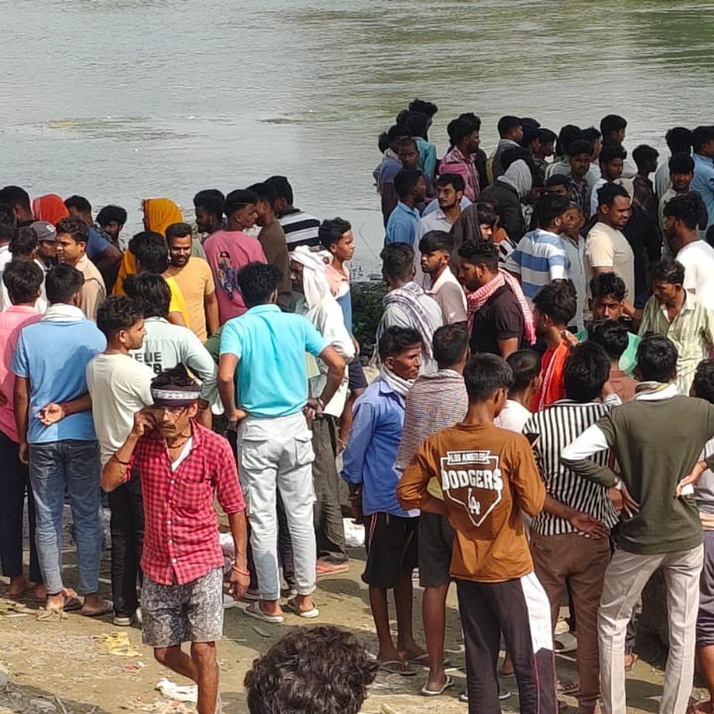 छोटी गंडक नदी में डूबकर 2लड़कों की मौत का मामला:ग्रामीण बोले- हर साल होती हैं ऐसी घटनाएं, डेंजर जोन घोषित किया जाए