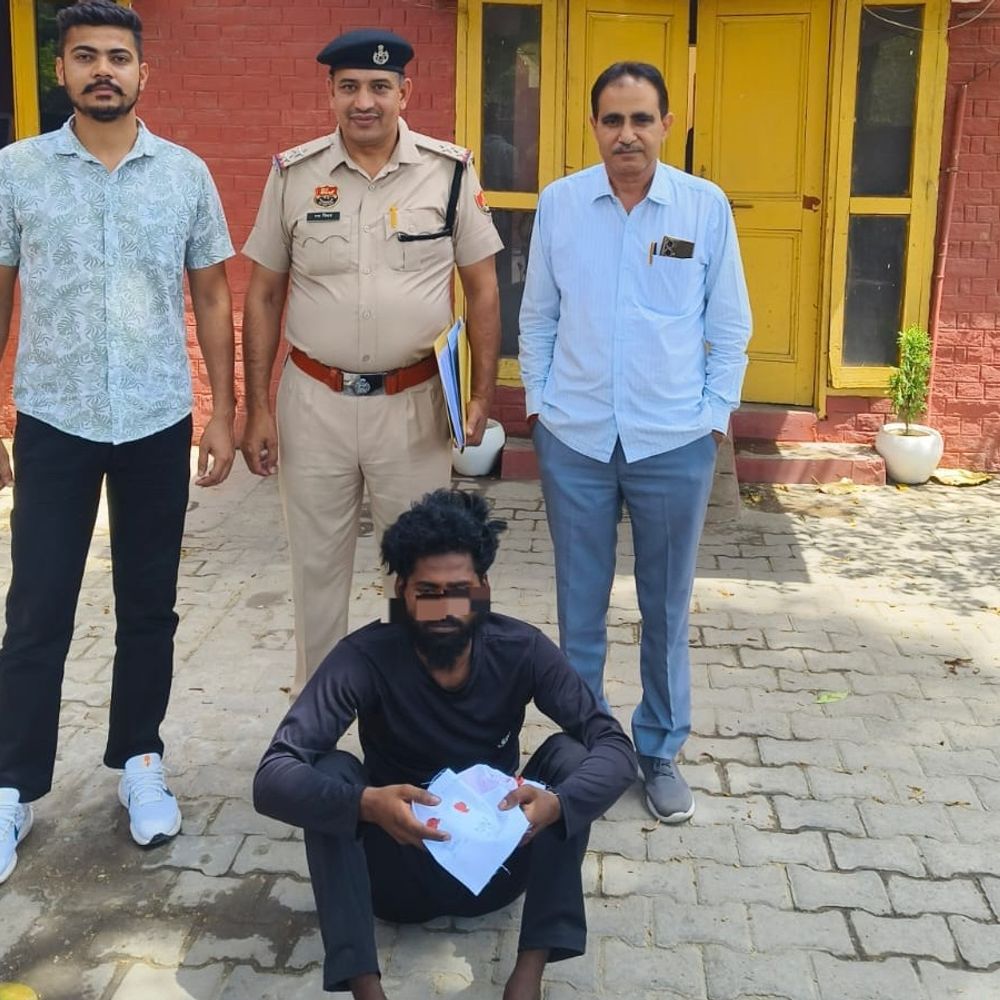 करनाल पुलिस ने पकड़ा यूपी का ड्रग तस्कर:जल्दी अमीर बनने की चाहत में बन गया तस्कर, तलाशी में बरामद हुई स्मैक