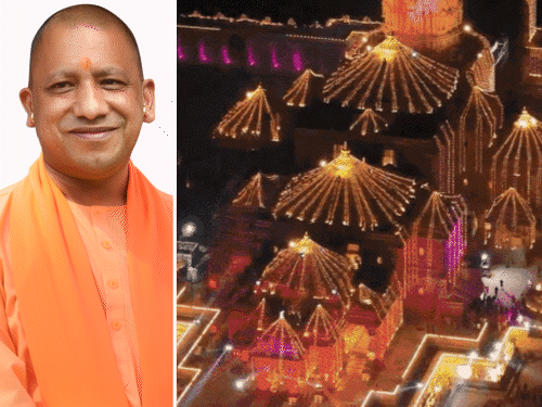शिव मंदिर में ध्वजारोहण करेंगे सीएम योगी:श्री राम मंदिर के ईशान कोण में यज्ञशाला के सामने स्थित है शिव मंदिर, एक घंटे तक रहेंगे सीएम
