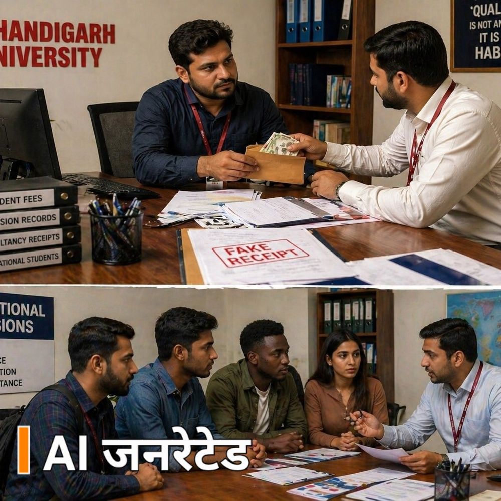 चंडीगढ़ यूनिवर्सिटी में 23 लाख रुपए की धोखाधड़ी:  39 विदेशी छात्र बने शिकार, दोनों आरोपी गुरदासपुर और पठानकोट के रहने वाले – Kharar News