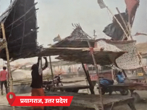 राजस्थान में गर्मी के चलते ट्रेन के ब्रेक में आग:एमपी में 20 कूलर के साथ निकाली बारात; यूपी के 15 शहरों में आंधी-बारिश